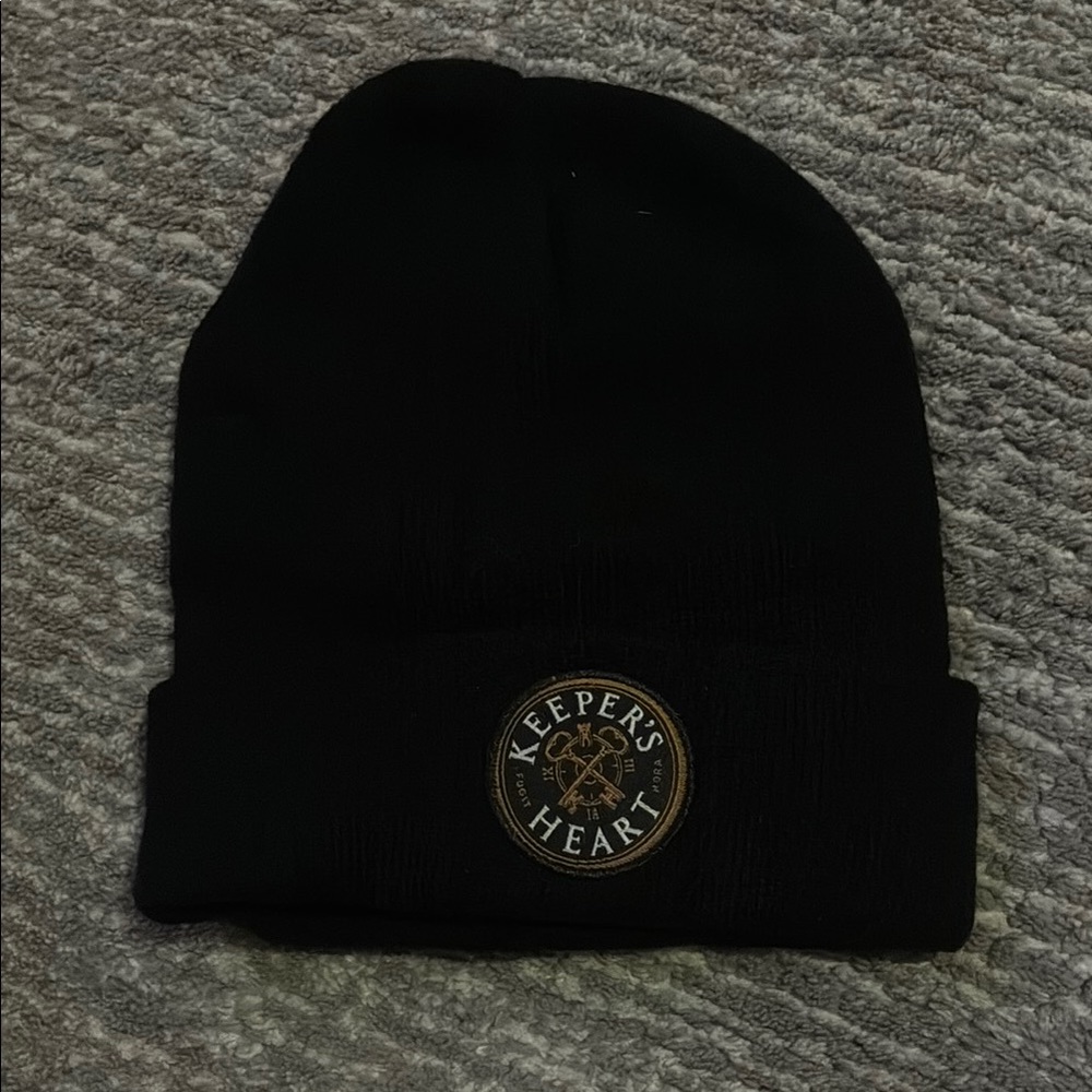 Keeper’s Heart Black Beanie